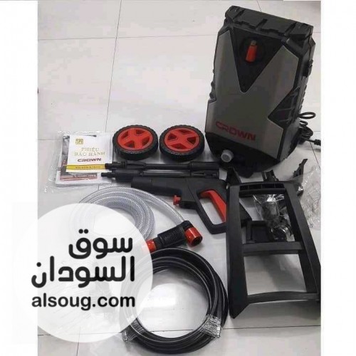 ماكينة غسيل ماركة كراون 1400 بار جودة عالية جدا موتور بتسحب من الجردل - صورة رقم 2