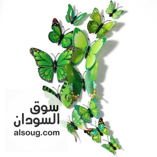 فراشات مغناطيس للثلاجه و الحائطاو تلزق بدبل فيس ع الحائط - صورة رقم 2