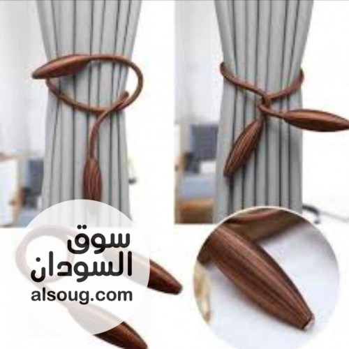ماسك او أربطة ستائر بشكل مميز وانيق شكل ورق أشجار - صورة رقم 2