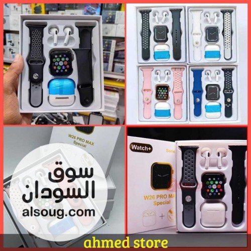 ساعه وسماعه ذكية w26 - صورة رقم 1