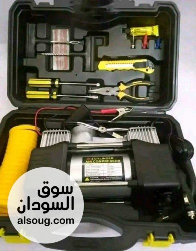  منفاخ الإطارات 2 بستم من ابو جمل  مع شنطة متكاملة  - صورة رقم 1