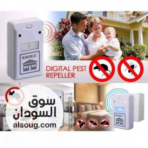 جهاز طارد الفئران والبعوض والذباب والحشرات والصراصير والنمل والقوارض - صورة رقم 1