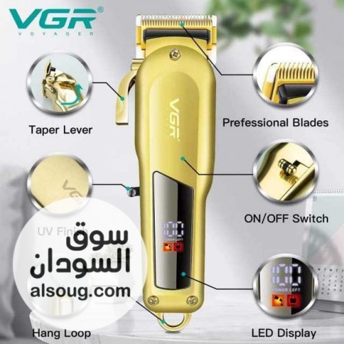 ماكينة حلاقة الشعر VGR V-278* شفرات فولاذية حادة تدوم طويلاً. - صورة رقم 2