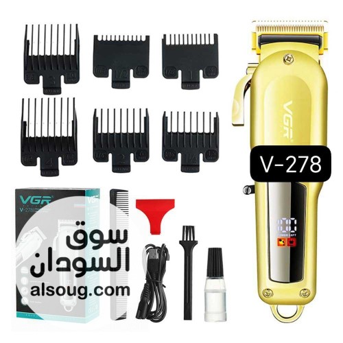 ماكينة حلاقة الشعر VGR V-278* شفرات فولاذية حادة تدوم طويلاً. - صورة رقم 1