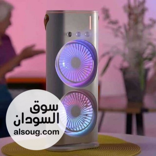 مروحة و مكيف الهواء المحمول المزدوج 4 في 1   - صورة رقم 3