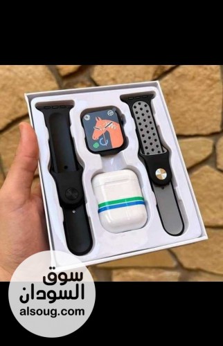 الساعة الذكية موديل W26 Pro Max  ساعة مع كستك إضافي سماعا - صورة رقم 2