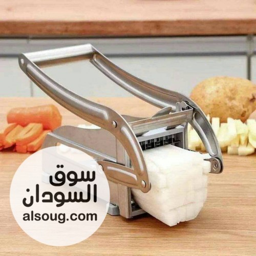 قطاعة بطاطس صوابع إستانلس إستيل بعدد 2سلاح،صلب عالي الجودة سهل التنظيف - صورة رقم 3