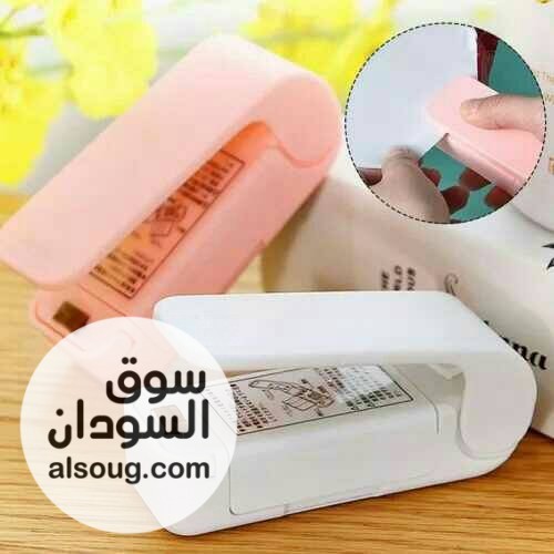 قفالة اكياس صغيرة تعمل بحجر صباع AA، مناسبة للمطبخ - صورة رقم 2
