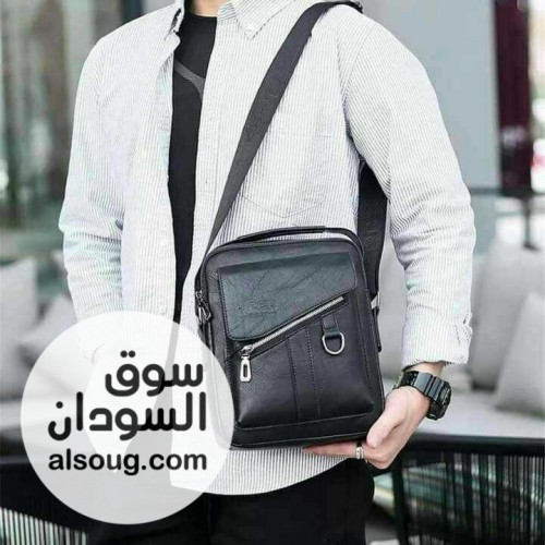 شنطة جيب الرجالية الفاخرة جلد ايطالي  - صورة رقم 11