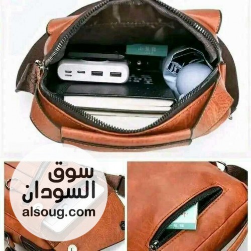 شنطة جيب الرجالية الفاخرة جلد ايطالي  - صورة رقم 8