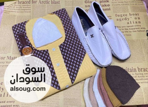 في عطبرة والدامر على الله طقم كامل قطن كتان وكتان بي فريم - صورة رقم 8