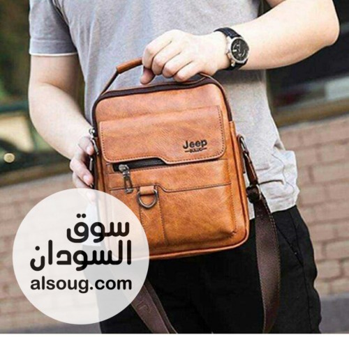 شنطة جيب الرجالية الفاخرة جلد ايطالي مستورد - صورة رقم 9