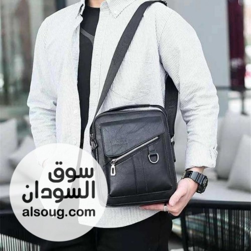 شنطة جيب الرجالية الفاخرة جلد ايطالي مستورد - صورة رقم 8