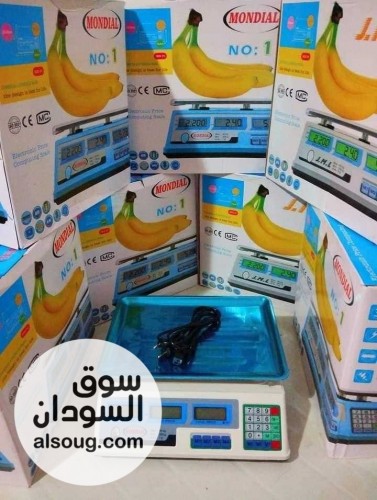 لي ناس المحلات التجارية والدكاكين وفرنا ليكم ميزان الكتروني حساس ودقيق - صورة رقم 2