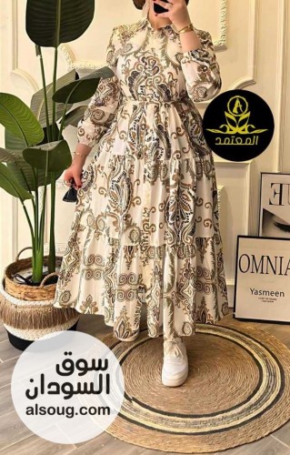 نار وشرار فستان شفون - صورة رقم 3