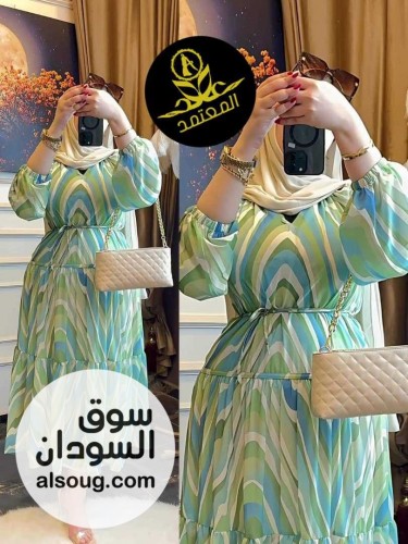 نار وشرار فستان شفون - صورة رقم 5