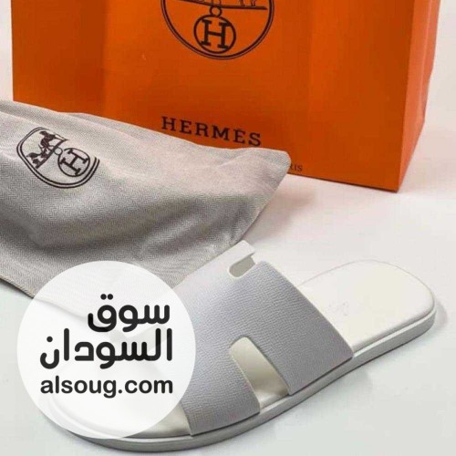 شبشب هيرمز صناعة تشادية جلد  - صورة رقم 4