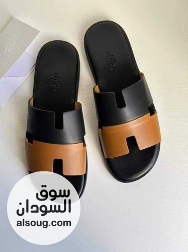 شبشب هيرمز صناعة تشادية جلد  - صورة رقم 3