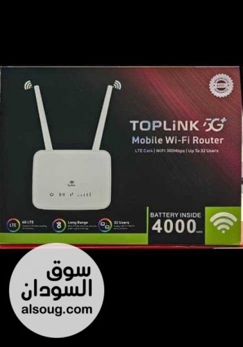 راوتر TOPLINK ذو المواصفات العاليه  يدعم حتي 32 جها - صورة رقم 1