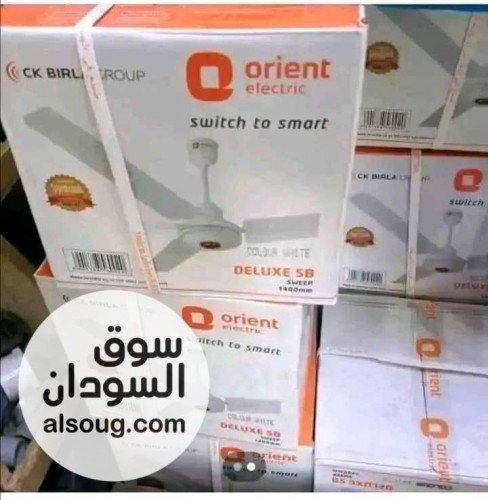 مروحة اورينت اصلية هندية وارد دبي قلب كبير دايلوكسي - صورة رقم 1