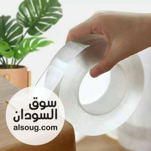 شريط لاصق دبل فيس شفاف للصق اي شئ علي الحائط  - صورة رقم 8