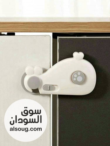 قفل لاصق امان للاطفال شكل دولفين،لقفل الابواب والثلاجة والادراج - صورة رقم 5