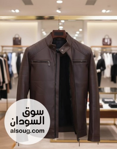 جكت جلد مبطن بسوستة - صورة رقم 5