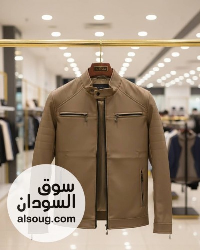 جكت جلد مبطن بسوستة - صورة رقم 4