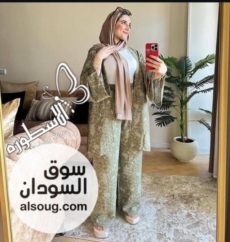 لبسة تلاتة قطع الخامة ستان ارماني مستورد - صورة رقم 1