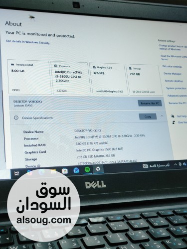 لابتوب Dell Latitude E5450 للبيع - صورة رقم 3