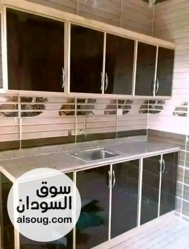 مطابخ المونيوم أنيقة وجميلة المتر كامل بالرخام - صورة رقم 12