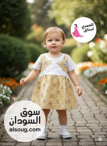 فستان اطفالي رهابه واناقة - صورة رقم 5