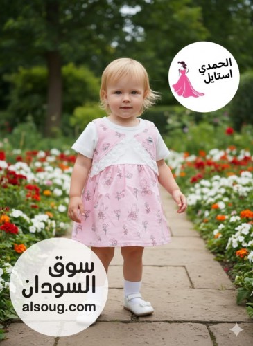 فستان اطفالي رهابه واناقة - صورة رقم 2