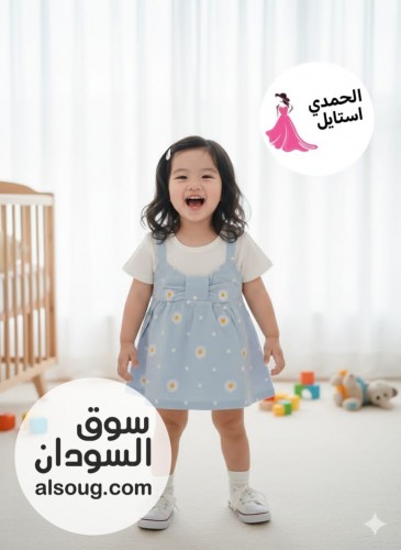 فستان اطفالي رهابه واناقة - صورة رقم 4