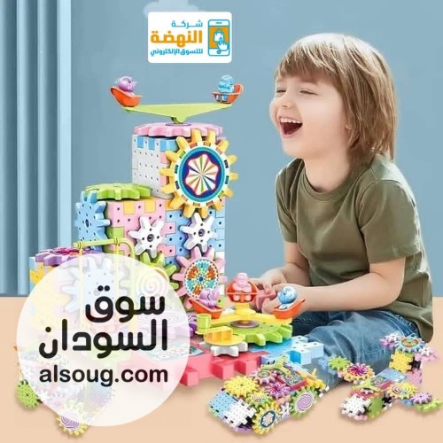  لعبه التروس الدوار البناء الكهربائية  - صورة رقم 2