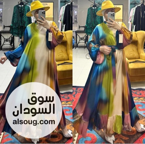  أناقتك سر أنوثتك فساتين شيفون مكبوس بالكامل  - صورة رقم 6