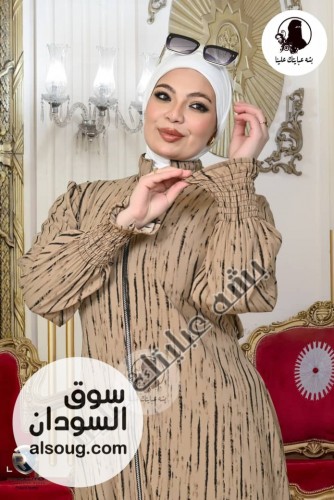الجديد من بشه ادناءه  قطعتين مشجر الخامه كريب ماركه عبايتك - صورة رقم 6