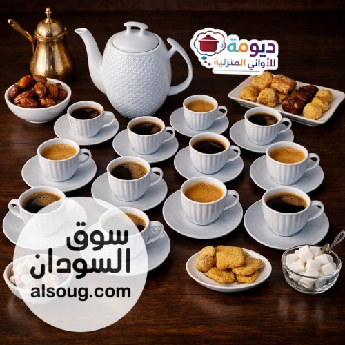   طقم قهوة بورسلين براد كبير   - Image # 6