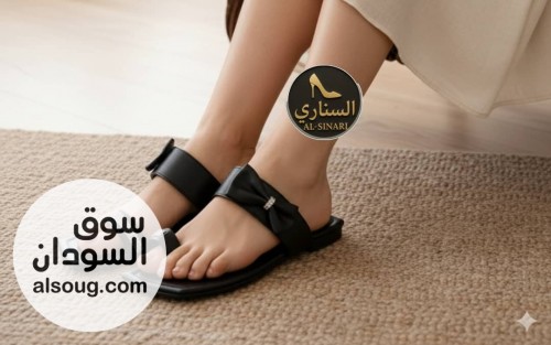 شباشب جلد صناعي ارضيه لينه لبانه تقفيل فل  - صورة رقم 9