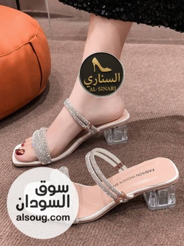حذاء نسائي جلد صناعي ارضيه لينه لبانه  - صورة رقم 7