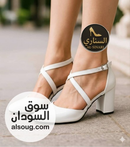 حذاء نسائي جلد صناعي ارضيه لينه لبانه  - صورة رقم 5
