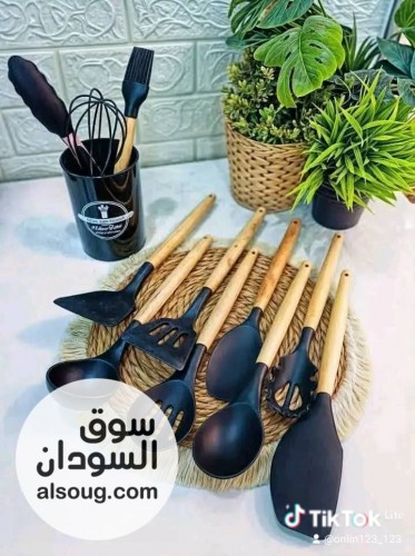 طقم مغارف سيلكون حراري 12قطعة - Image # 2