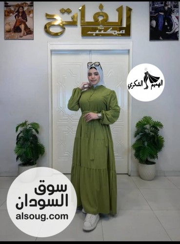  الجديد فستان الخامة كتان اسباني  - Image # 5