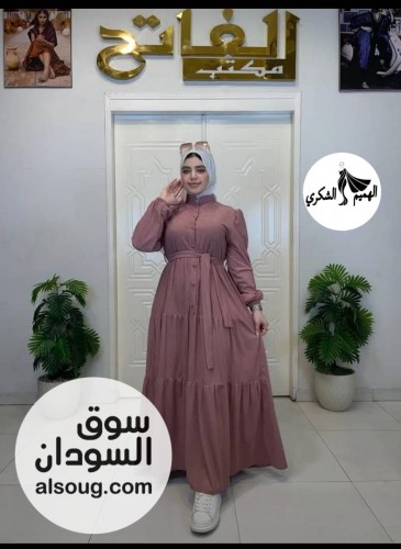  الجديد فستان الخامة كتان اسباني  - Image # 1