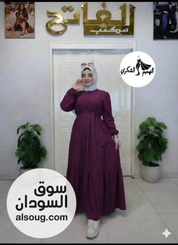  الجديد فستان الخامة كتان اسباني  - Image # 3