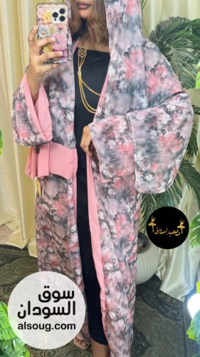 العبايه الترند شفون دبل فيس - Image # 5