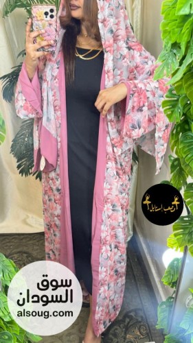 العبايه الترند شفون دبل فيس - Image # 4