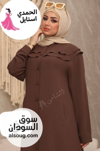 الجديد شديد عباية كريب فاخر  - Image # 3