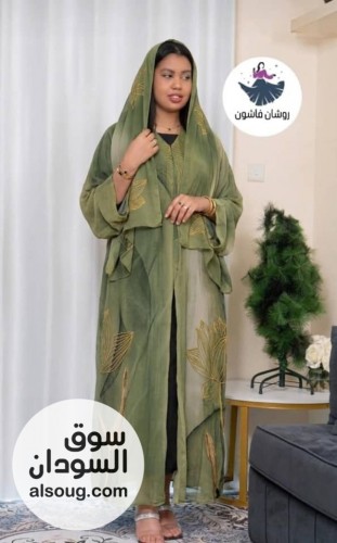 عبايه شفون دبل فيس خامه شفون مبطن  - Image # 2