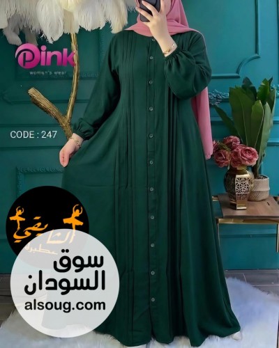 عباية كريب تركي  - صورة رقم 4